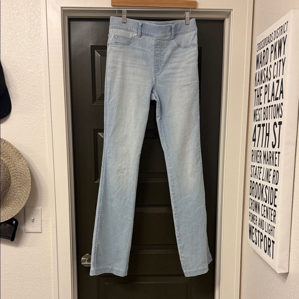 SPANX Light Wash Women's Flare Jeans